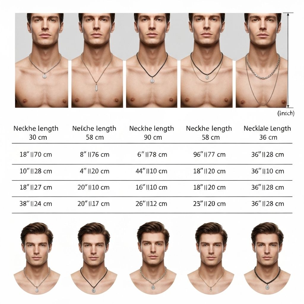 Guia Completo: Comprimento de Colares Masculinos
